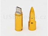 USB kulka do pušky 8GB zlatá