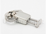 USB robot stříbrný 16GB
